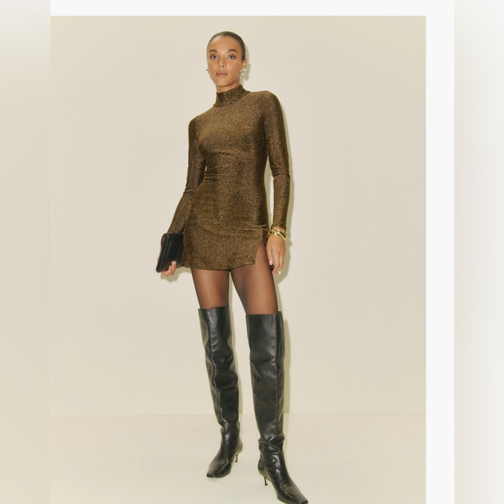 reformation hermia knit dress